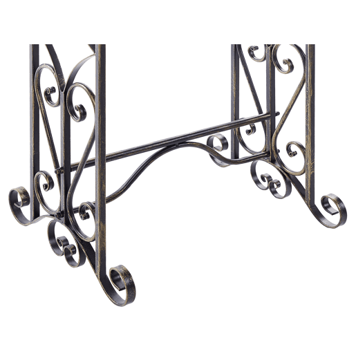 Suporte para toalha CHILLAN Metal Preto Suporte para toalha CHILLAN Metal Preto