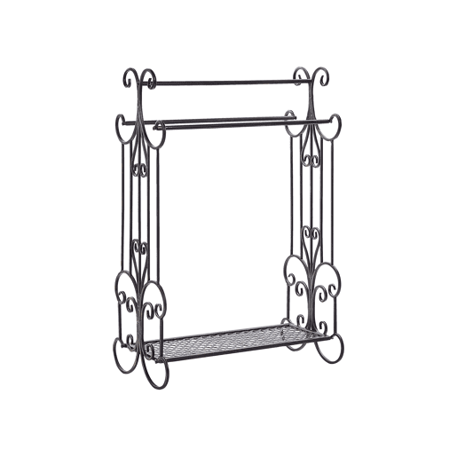 Suporte para toalha GLADIS Metal Preto