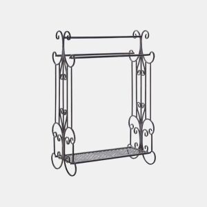 Suporte para toalha GLADIS Metal Preto