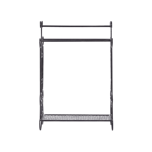 Suporte para toalha GLADIS Metal Preto