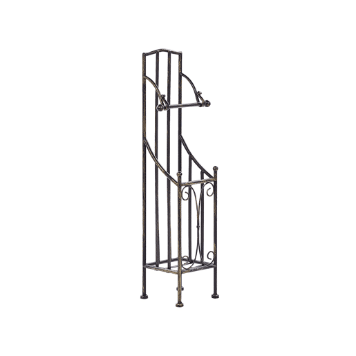 Porta-rolos para papel higiénico BRISA Metal Preto