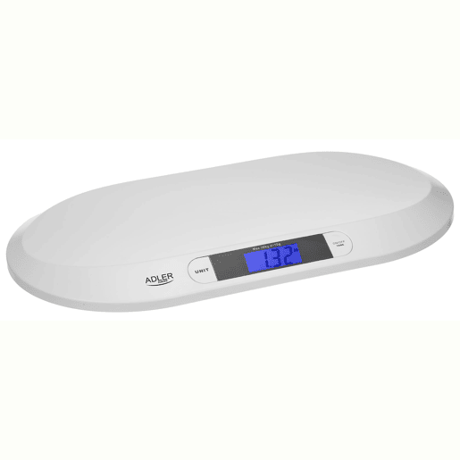 Adler AD8139 Balança Digital para Bebés até 20 kg, Visor LCD, Pesagem Precisa Mesmo que Haja Movimento, ,