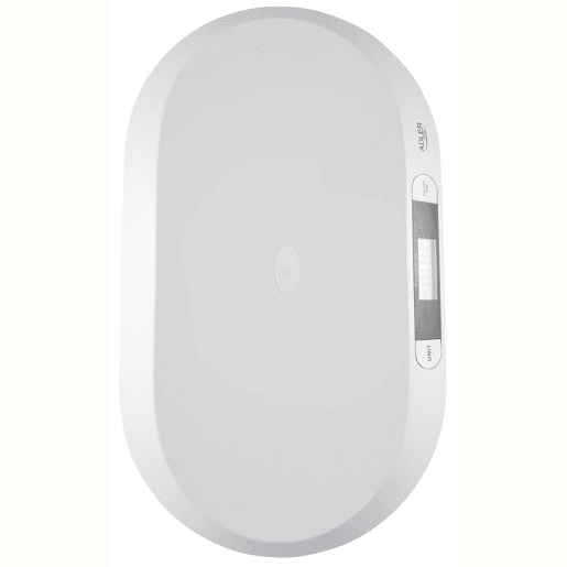 Adler AD8139 Balança Digital para Bebés até 20 kg, Visor LCD, Pesagem Precisa Mesmo que Haja Movimento, ,