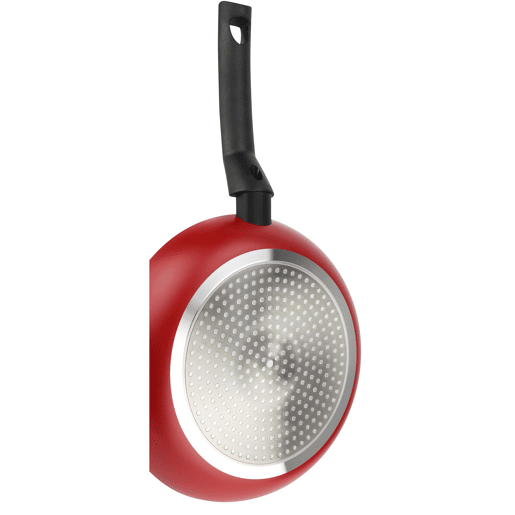 FAGOR Nela Rouge Conjunto de 2 Frigideiras Indução 20-24 cm, Alumínio, Antiaderente Ecológico PFOA Livre, , Vermelho