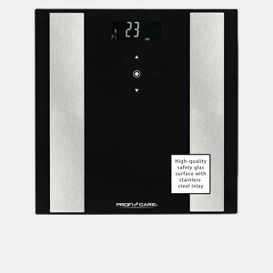 Proficare PW 3007 Balança Digital Banho Analise Corporal Peso 8 Funções, Superficie em Vidro, , Preto