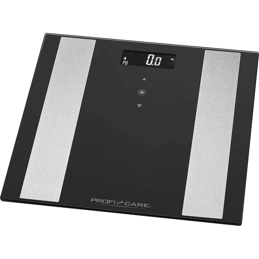 Proficare PW 3007 Balança Digital Banho Analise Corporal Peso 8 Funções, Superficie em Vidro, , Preto