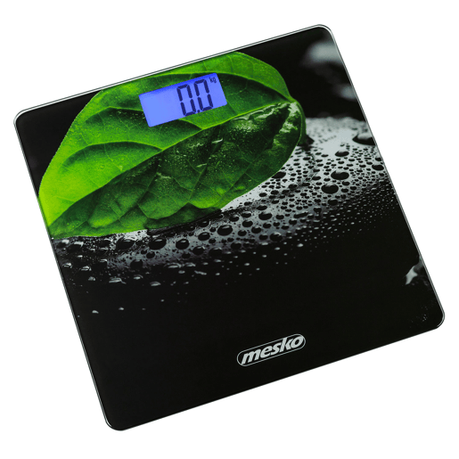 Mesko MS8149 Balança de Casa de Banho Digital, Alta precisão Design Exclusivo, Display LCD, 150Kg, Vidro Temperado, , Multicolorido