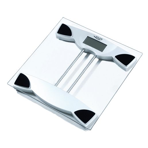 Adler AD 8124 Balança Digital Escala de medida 2,5 a 150 Kg  100g Superfície em Vidro, , Transparente