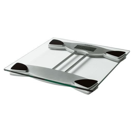 Adler AD 8124 Balança Digital Escala de medida 2,5 a 150 Kg  100g Superfície em Vidro, , Transparente