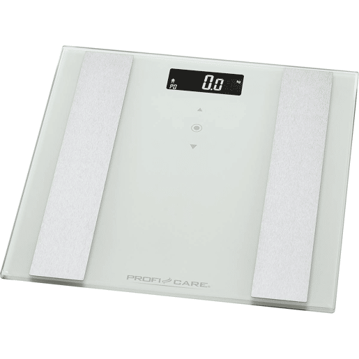 Proficare PW 3007 Balança Digital Banho Analise Corporal Peso 8 Funções, Superficie em Vidro, , Branco