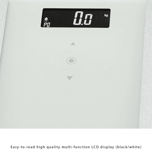 Proficare PW 3007 Balança Digital Banho Analise Corporal Peso 8 Funções, Superficie em Vidro, , Branco