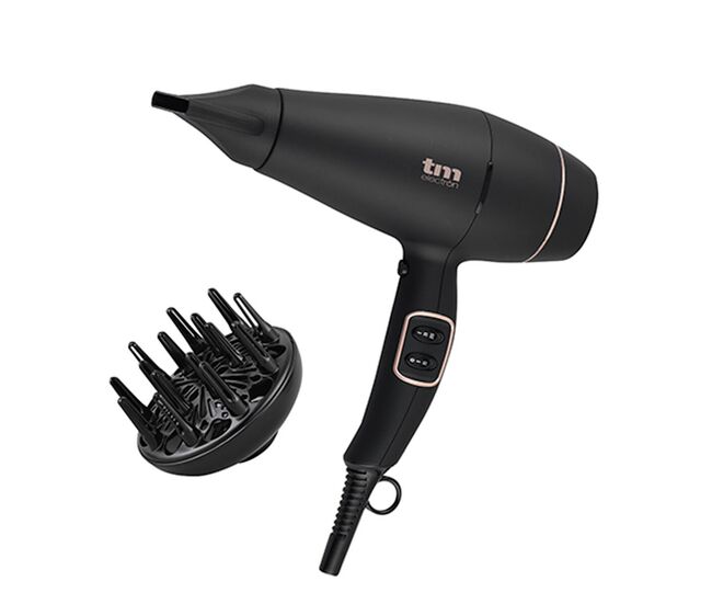 Secador de pelo plegable tm electron 1800-2200 w