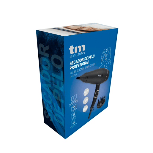 Secador de Cabelo Dobrável TM Electron 1800-2200 W