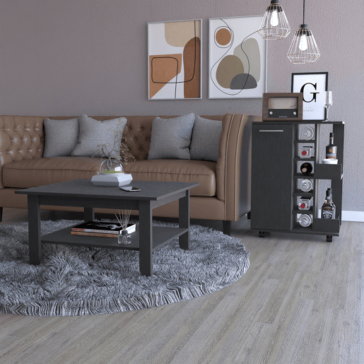 Conjunto de lounge de Payson, Centro + Cart of Bar