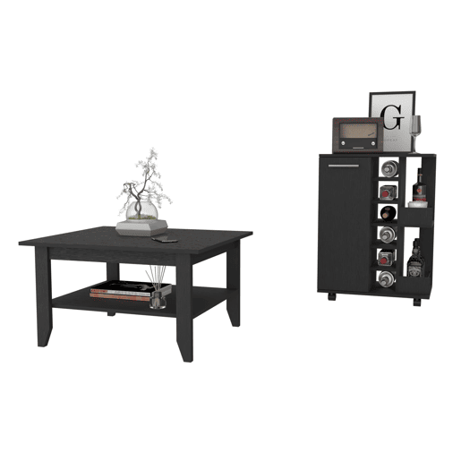 Conjunto de lounge de Payson, Centro + Cart of Bar