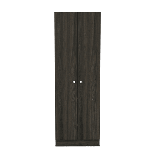 Armário multifunções Z 60, com duas portas e prateleiras, 180.6 CM A X 60 CM L X 30 CM P, carbono