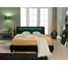 Corium Cama Doble Paris tapizada en piel sintética - con LED 189x210 Corium Cama Doble Paris tapizada en piel sintética - con LED 189x210 Blanco/ Beige