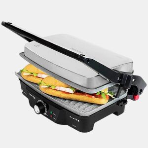 Grill de contacto Cecotec Rock'n Grill 1500W PretoPrateado 1500 W