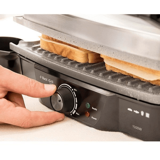Grill de contacto Cecotec Rock'n Grill 1500W PretoPrateado 1500 W