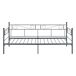 Cama Simple Kreava Reposacabezas y Reposapiés con Colchón Metal 97x208 Cama Simple Kreava Reposacabezas y Reposapiés con Colchón Metal 97x208 Gris Oscuro