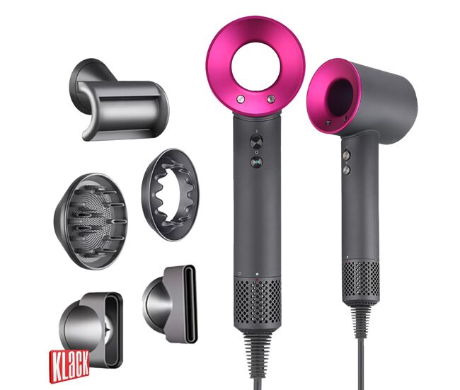 Secador de pelo profesional klack "super hair dryer" de nueva generación (versión completa)