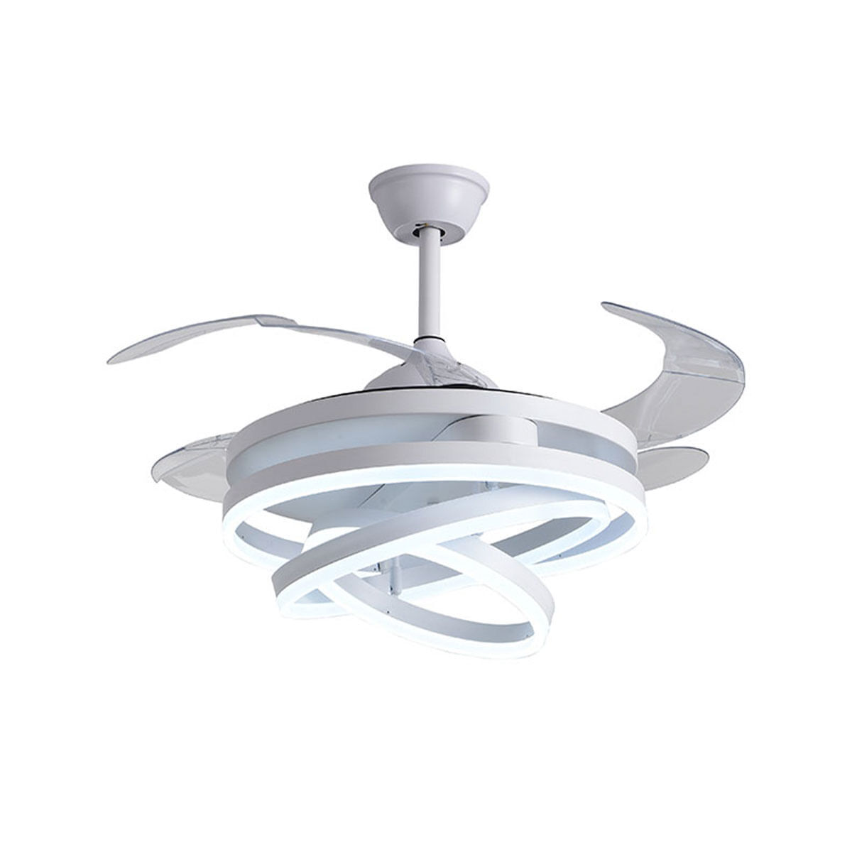 Ventilador de techo Sfera Bel Air W aspas retráctiles mando a di