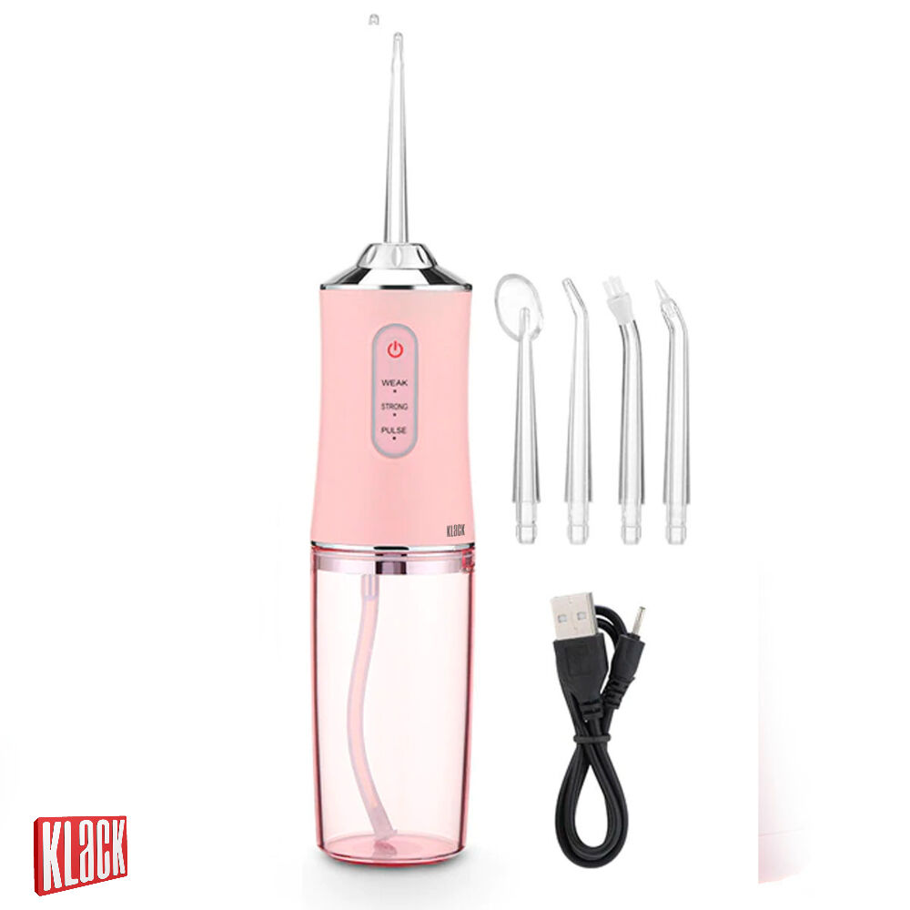 Irrigador dental con 4 boquillas y 3 intensidades KLACK®