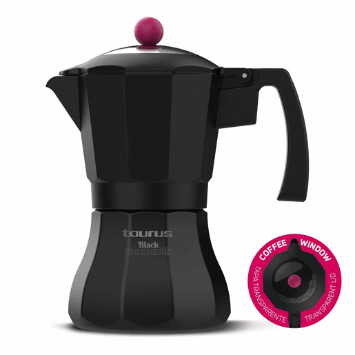 Cafeteira Italiana Taurus KCP9006I 6T Preto Alumínio