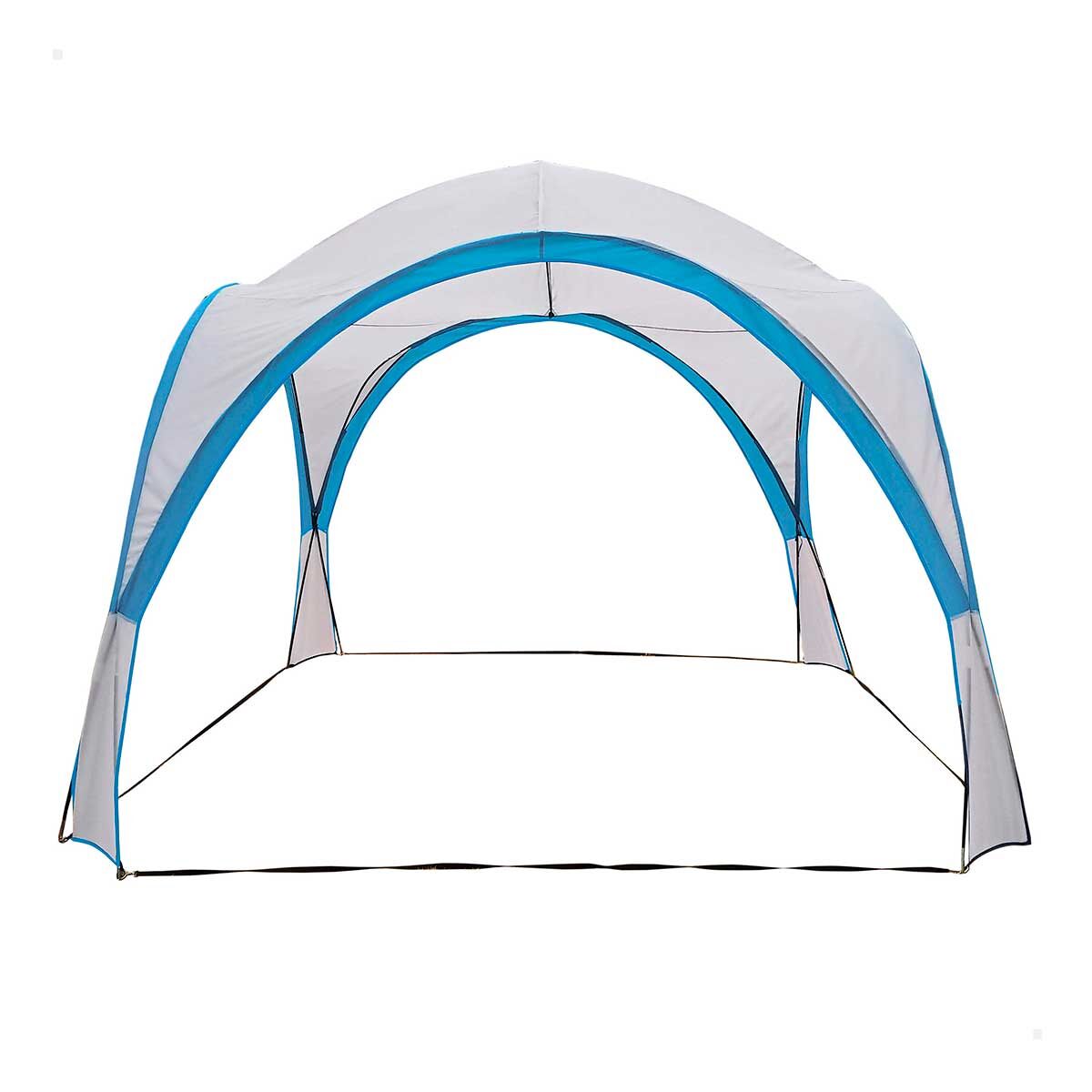 Carpa de camping Aktive blanco/azul 260x320x320 cm