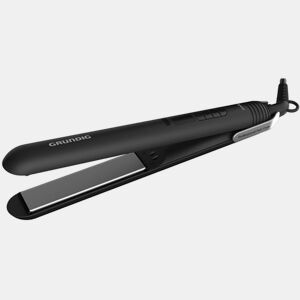 Ferro de Cabelo Grundig PretoPrateado