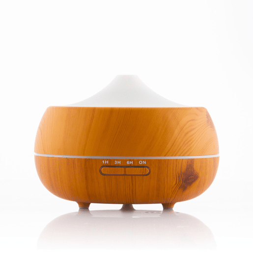 Humidificador Difusor de Aromas com LED Multicores Wooden-Effect InnovaGoods