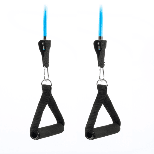 Conjunto de Elásticos de Resistência com Acessórios e Guia de Exercícios Tribainer InnovaGoods (pack de 3)