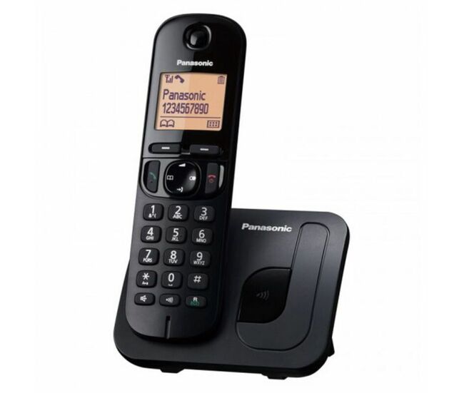 Teléfono inalámbrico panasonic corp. kx-tgc210 negro