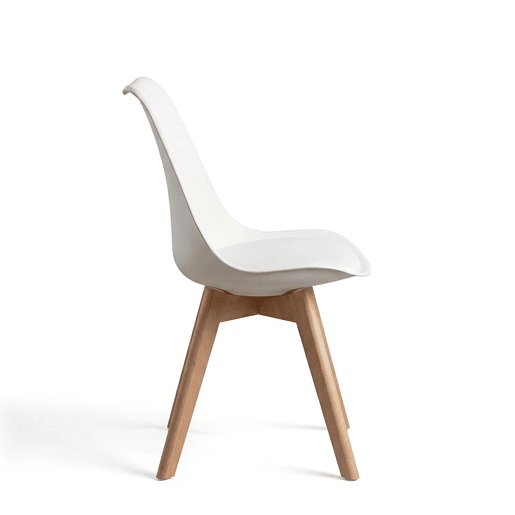 Pack 4 cadeiras de jantar Beench Branco 41 x 83 x 49 cm