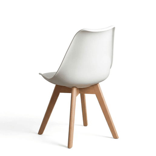 Pack 4 cadeiras de jantar Beench Branco 41 x 83 x 49 cm