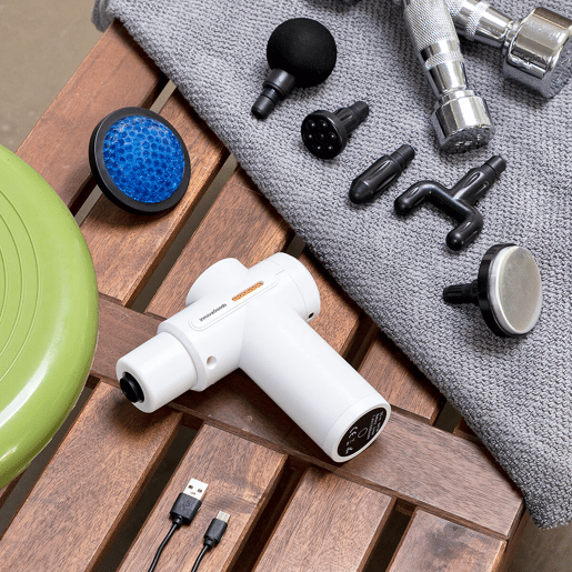 Pistola de Massagem Muscular com Frio e Calor Hokgun InnovaGoods Pistola de Massagem Muscular com Frio e Calor Hokgun InnovaGoods