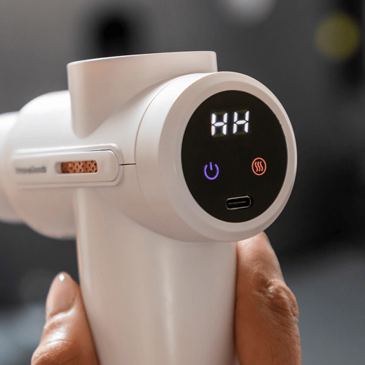 Pistola de Massagem Muscular com Frio e Calor Hokgun InnovaGoods Pistola de Massagem Muscular com Frio e Calor Hokgun InnovaGoods