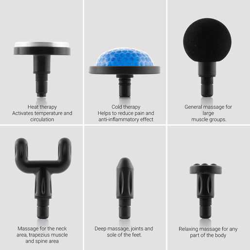 Pistola de Massagem Muscular com Frio e Calor Hokgun InnovaGoods Pistola de Massagem Muscular com Frio e Calor Hokgun InnovaGoods