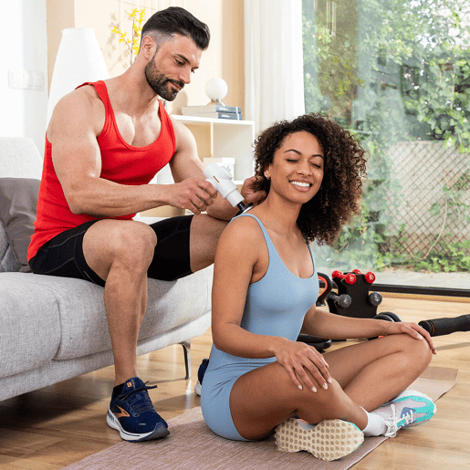 Pistola de Massagem Muscular com Frio e Calor Hokgun InnovaGoods Pistola de Massagem Muscular com Frio e Calor Hokgun InnovaGoods