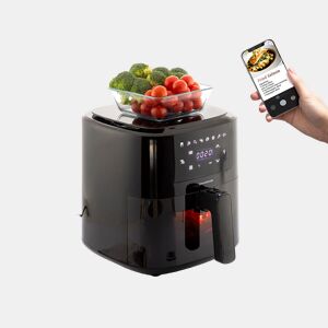Fritadeira sem Óleo com Balança InnovaGoods Fryinn Balance 5000 Preto Aço inoxidável 1500 W 5 L