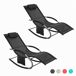 SoBuy Set de 2 Tumbonas de Jardín Reclinables, OGS28-HBx2 SoBuy Set de 2 Tumbonas de Jardín Reclinables, OGS28-HBx2 Negro