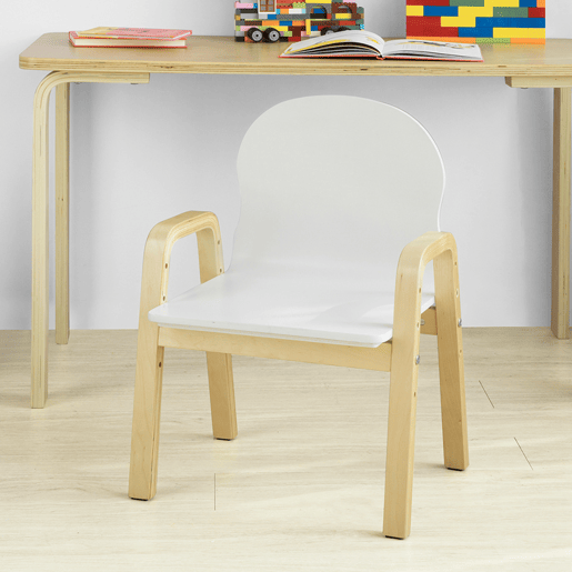 Conjunto de 2 cadeiras para crianças com altura regulável KMB24-Wx2 SoBuy