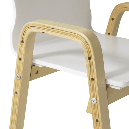 Conjunto de 2 cadeiras para crianças com altura regulável KMB24-Wx2 SoBuy