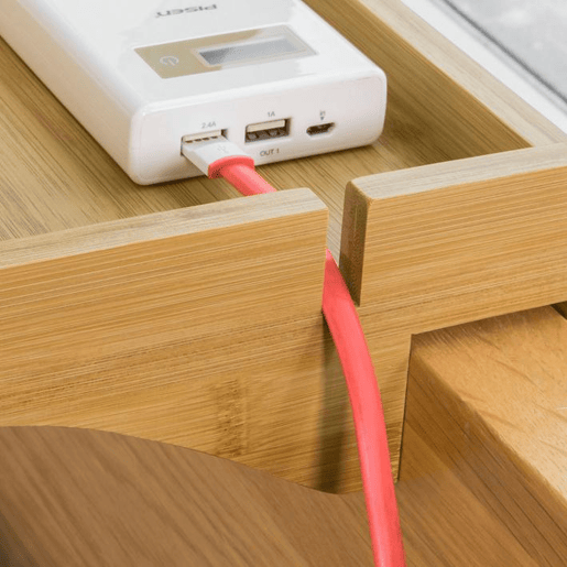 Mesa de cabeceira flutuante ajustável NKD01-N SoBuy