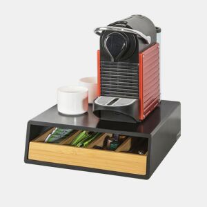 Suporte para cápsulas de café com 1 gaveta FRG280-SCH SoBuy
