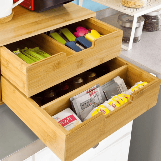 Suporte para cápsulas de café com 2 gavetas FRG82-N SoBuy