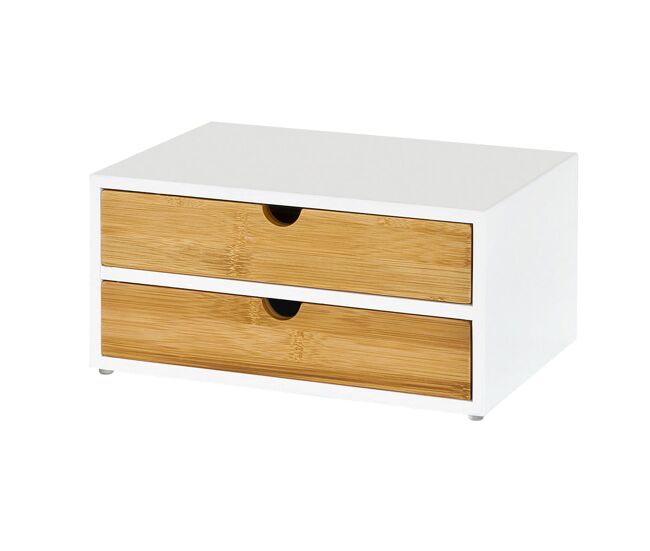 Sobuy estante cafetera, soporte para cápsulas de café o bolsas de té, con 2 cajones frg180-wn