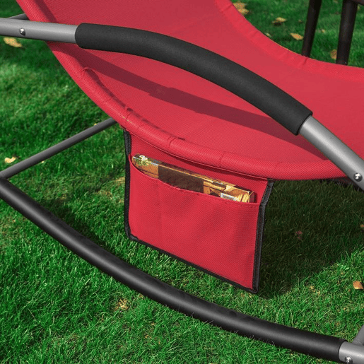 SoBuy Cadeira de baloiço para mobiliário de jardim, OGS28-R