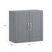 Mueble De Pared Armario Suspendido Con 2 Puertas FRG231 Mueble De Pared Armario Suspendido Con 2 Puertas FRG231 Gris Oscuro