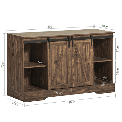 Aparador de hall com porta de correr FSB60-N SoBuy